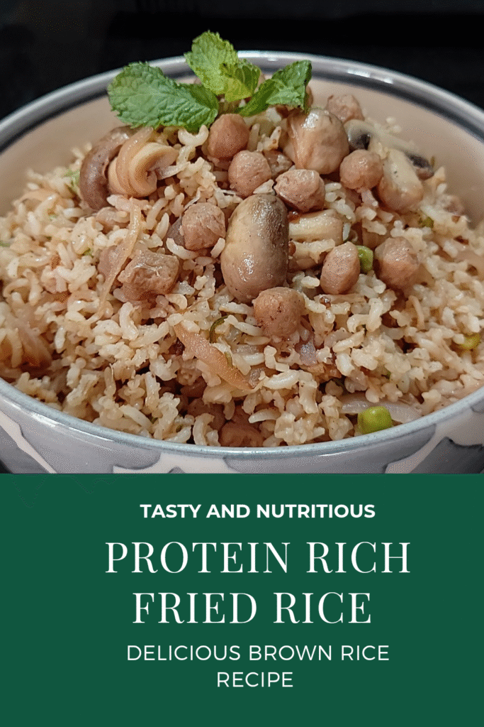 Protein Rich Fried Rice with Brown Rice wp 17530161826573739723465059890443